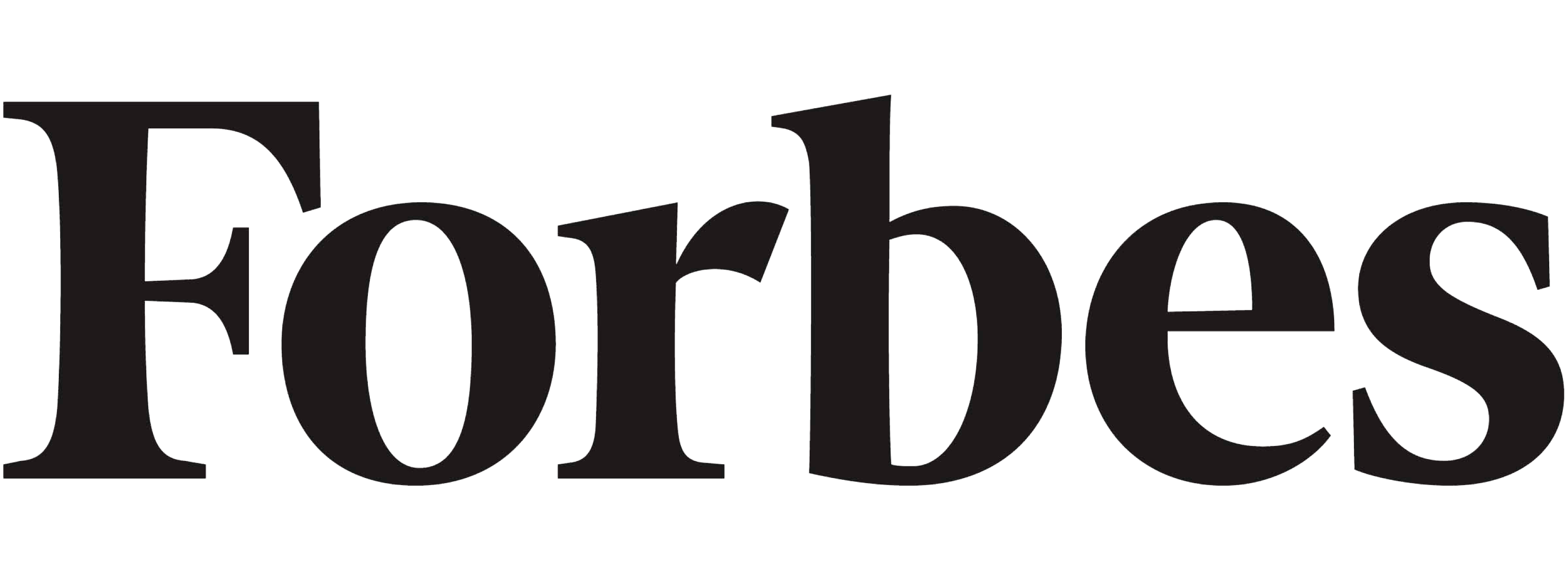 This is the Logo for Forbes Magazine