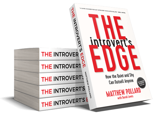 The Introvert's Edge book stack